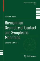 book Riemannian geometry of contact and symplectic manifolds