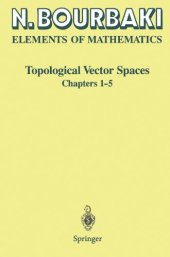 book Elements of mathematics. Topological vector spaces