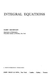 book Integral equations