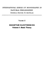 book Quantum electronics,