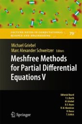 book Meshfree methods for partial differential equations V