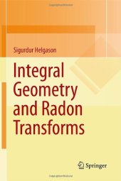 book Integral geometry and Radon transforms