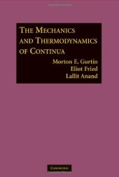 book The Mechanics and Thermodynamics of Continua