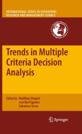 book Trends in multiple criteria decision analysis