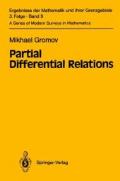 book Partial differential relations