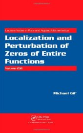 book Localization and perturbation of zeros of entire functions