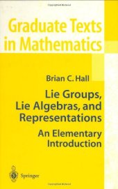 book Lie Groups, Lie Algebras, and Representations: An Elementary Introduction