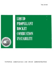 book Liquid propellant rocket combustion instability