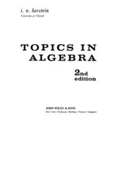 book Topics in algebra