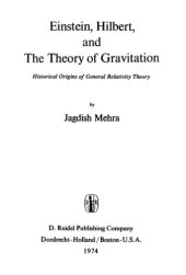 book Einstein, Hilbert, and the theory of gravitation