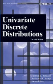 book Univariate discrete distributions