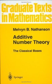 book Additive Number Theory: The Classical Bases