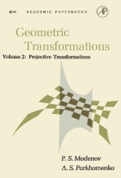 book Geometric transformations, Vol.2 Projective transformations