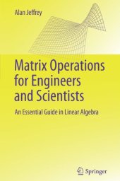 book Matrix operations for engineers and scientists: An essential guide in linear algebra