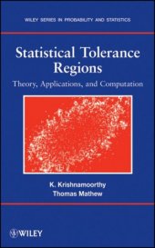 book Statistical tolerance regions: Theory, applications, and computation