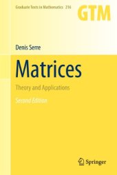 book Matrices: Theory and applications