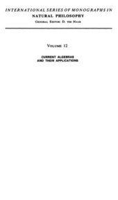 book Current algebras and their applications