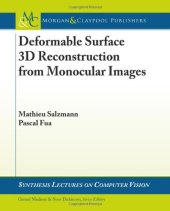 book Deformable surface 3D reconstruction from monocular images