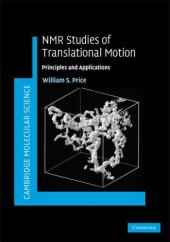book NMR Studies of Translational Motion