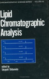 book Lipid Chromatographic Analysis