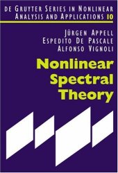 book Nonlinear spectral theory