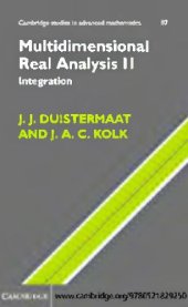 book Multidimensional real analysis. 2 Integration