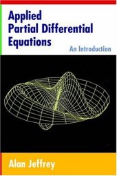 book Applied partial differential equations. An introduction