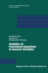 book Stability of Functional Equations in Several Variables