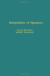 book Interpolation of Operators