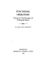 book Functional operators: geometry of orthogonal spaces