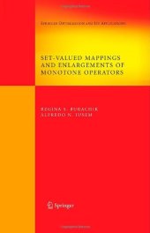 book Set-Valued Mappings and Enlargements of Monotone Operators