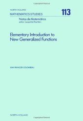 book Elementary introduction to new generalized functions