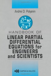 book Handbook of linear PDEs for engineers and scientists