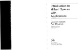 book Introduction to Hilbert spaces with applications