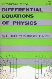 book Introduction to the differential equations of physics