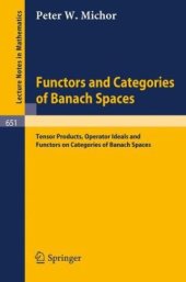 book Functors and categories of Banach spaces