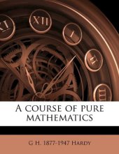 book A course of pure mathematics