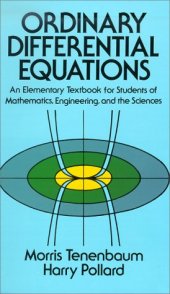 book Ordinary differential equations