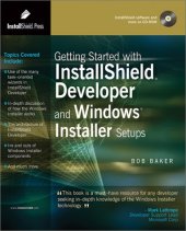 book Getting Started with Installshield Developer and Windows Installer Setups