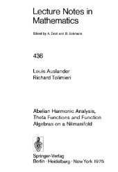 book Abelian Harmonic Analysis, Theta Functions and Functional Analysis on a Nilmanifold