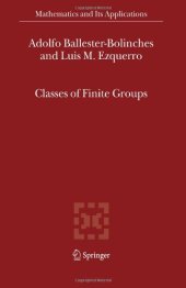 book Classes of finite Groups