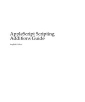 book AppleScript Scripting Additions Guide: English Dialect