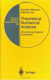 book Theoretical Numerical Analysis: A Functional Analysis Framework