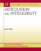 book Articulation and Intelligibility