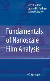 book Nanoscale Thin Film Analysis: Fundamentals and Techniques