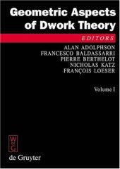 book Geometric Aspects of Dwork Theory