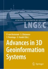 book Advances in 3D geoinformation systems