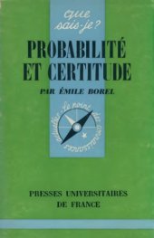 book Probabilité et certitude