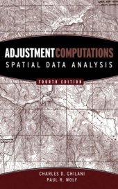 book Adjustment Computations: Spatial Data Analysis