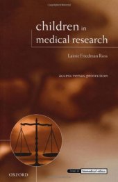 book Children in Medical Research: Access versus Protection